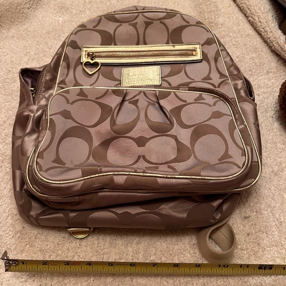 Gold coach backpack - Picture 1 of 15